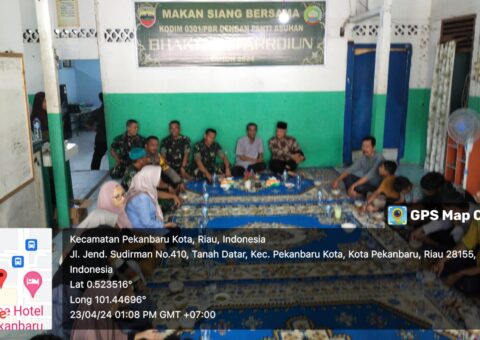 Kodim makan siang dgn anak panti Kodim makan siang dgn anak panti