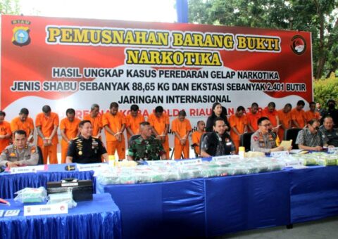 Pemusnahan narkoba