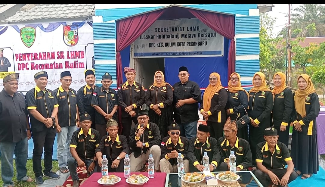 Peresmian Sekretariat DPC LHMB Kecamatan Kulim Pekanbaru