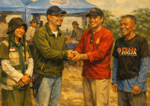 Foto ist Saturealita.com Penanaman bibit jagung