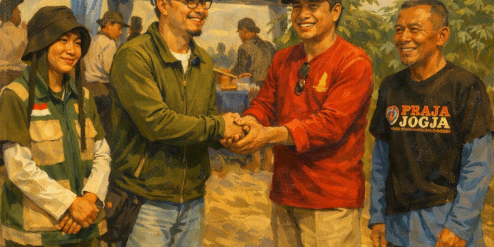 Penanaman bibit jagung