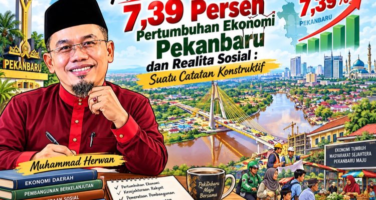 Mencermati 7,39 Persen Pertumbuhan Ekonomi Pekanbaru dan Realita Sosial