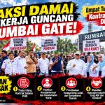 Aksi damai para buruh