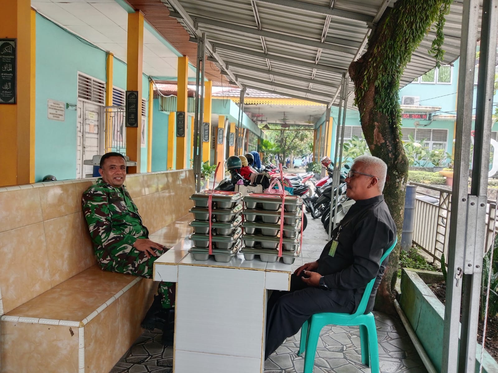 Kegiatan rutin Komsos Babinsa TT
