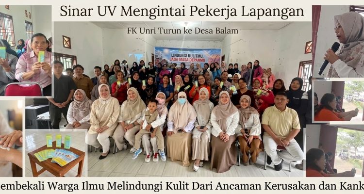 Kegiatan FK UNRI berada di daerah Balam Rokan Hilir