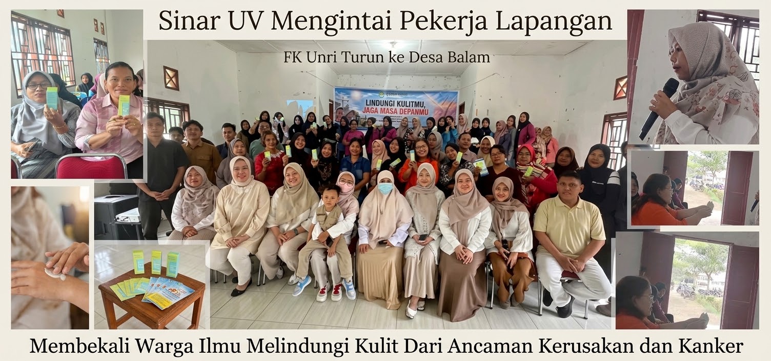 Kegiatan FK UNRI berada di daerah Balam Rokan Hilir