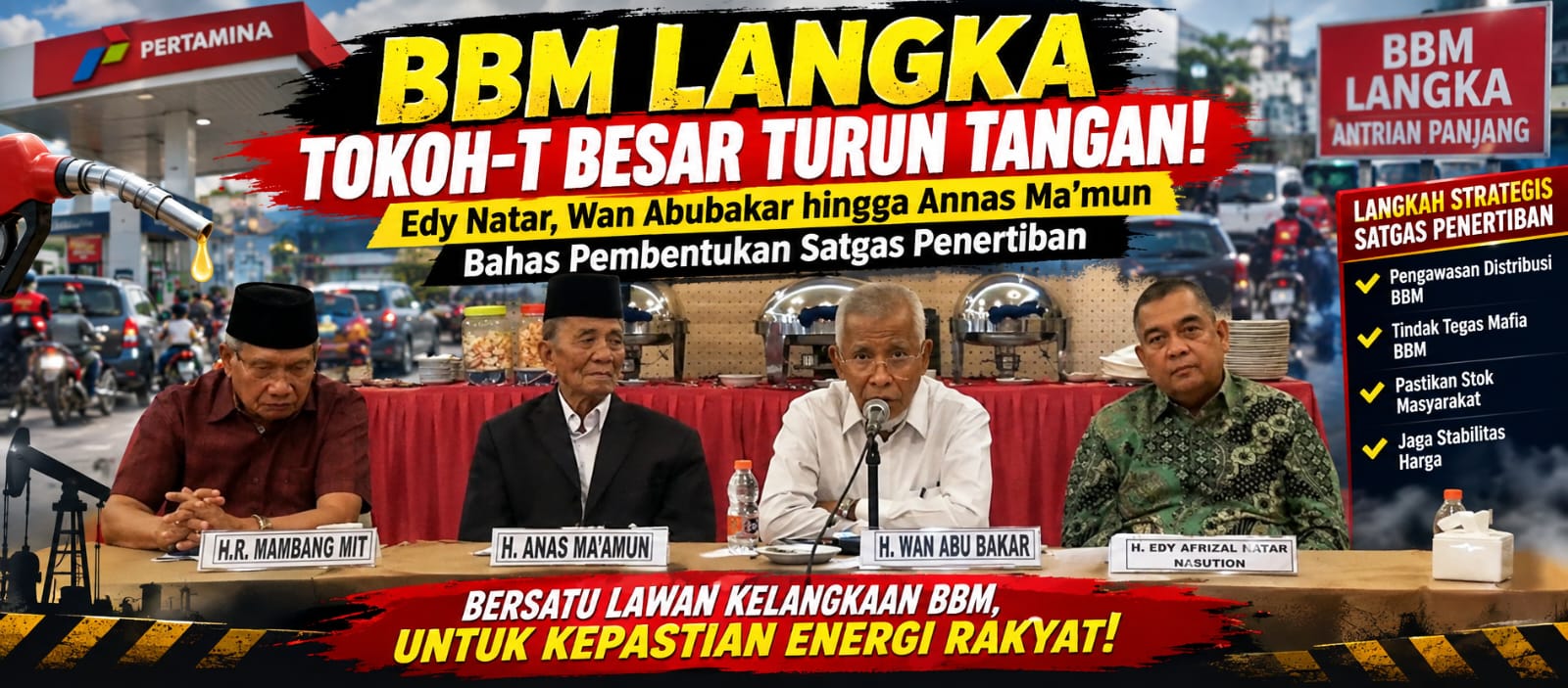 Soroti kelangkahan BBM