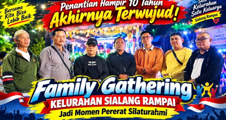 Family gethering Kelurahan Sialang Rampai