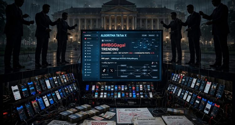 DEEP STATE DIDUGA SABOTASE MBG DAN KOPDES LEWAT BUZZER DAN ALGORITMA