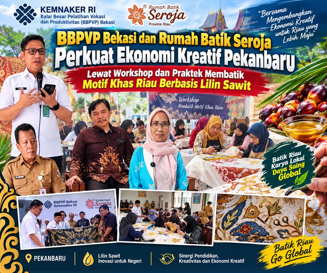 Kegiatan praktek membatik